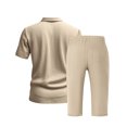 thumbnail image 6 of IhhxPro Men's Linen Button Detail Pants with Pockets Relaxed Fit Casual Set Outfit Lightweight Summer Beach Vacation Straight Leg Trousers S-3XL, 6 of 9