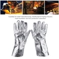 thumbnail image 1 of Safety Gloves, Radiation Proof Welding Gloves Aluminized Long Sleeve Designs  for Fire Protection Operation for Heats Insulation, 1 of 7