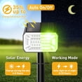 thumbnail image 4 of Flaow Solar Landscape Lights: 8-Pack IP65 Waterproof, RGB 7 Modes. Dusk-to-Dawn Color Changing Spotlights for Garden, Yard, Patio, Driveway., 4 of 7