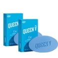 thumbnail image 1 of QUEEN V Bar ( PACK OF 2 ) Cleansing Bar, 3.5 oz., pH Balanced, Enriched with Aloe and Rose Water, For Use on External Intimate Area, 1 of 6