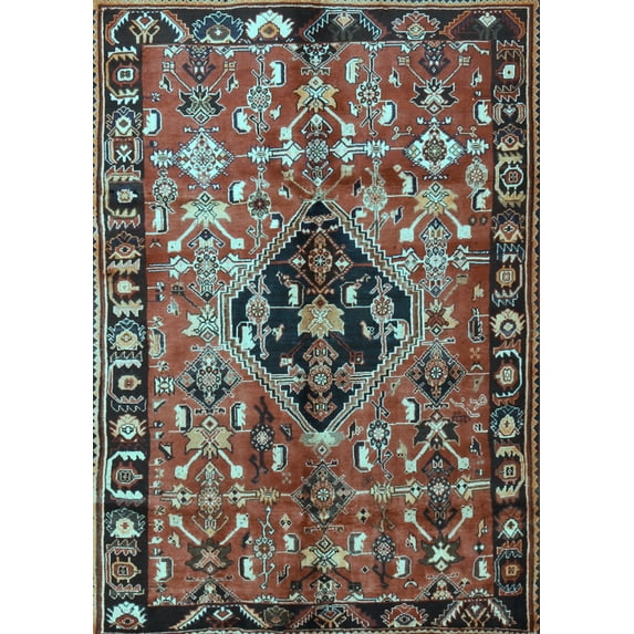 Ahgly Company Indoor Rectangle Persian Light Blue Traditional Area Rugs, 2' x 5'