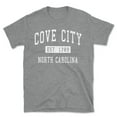 thumbnail image 1 of Cove City North Carolina Classic Established Men's Cotton T-Shirt, 1 of 1
