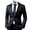 Navy, variant on LTTVQM Mens Light Single Button Lapel Suit Jacket Halloween Spider Web Full Print Holiday Party Blazer (Excluding tie and pocket decoration) Purple XL