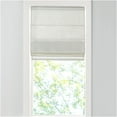 thumbnail image 2 of JERFIT White Cordless Roman Shade 35" x 64" Light Filtering Polyester Linen Blend Window Treatment for Easy Installation, 2 of 10