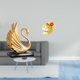 thumbnail image 2 of Figura Decorativa De Resina De Cisne Y Serpiente Con Arte Animal Moderno, Colección De Estatuas Para Sala De Estar, Mesa, Estante, Oficina, Hogar, Adorno De Regalo, 2 of 8