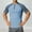Blue, variant on Generic Men's Short Sleeve Workout Shirts Quarter Zip Sports T-Shirt Quick Dry Moisture Wicking Athletic Gym Running Tops