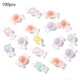 thumbnail image 3 of 100 cuentas acrílicas de colores con agujeros para pulseras de caramelo., 3 of 6