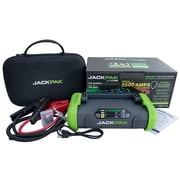 JackPak 2500 Amp Portable 4-1 Jump Starter, Air Compressor, Flashlight & Charger, USB