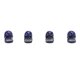 thumbnail image 1 of 4 Pcs Skull Valve Stem Caps Blue Car Wheel Tires Valve Stem Caps Universal for Car Truck Bike Motorcycle, 1 of 3