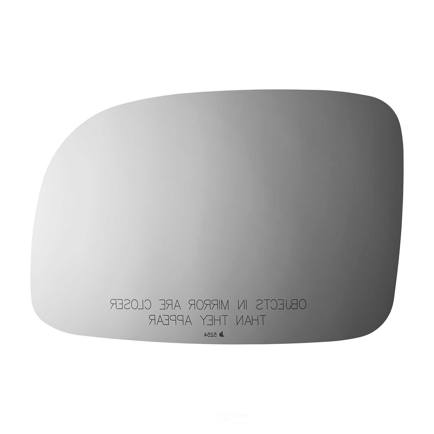 Burco Side View Mirror Replacement Glass - Clear Glass - 5254