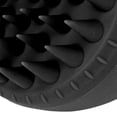 thumbnail image 3 of Hair Growth Scalp Massager Silicone Shampoo Brush & Dandruff Exfoliating Scrubber Comb, Black (3.94 in / 10 cm), 3 of 9