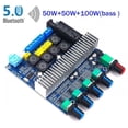 thumbnail image 2 of Amplificador de potencia Bluetooth 5.0 Placa de amplificador de audio digital de 2.1 canales Módulo de amplificador de sonido estéreo DC 12-24V Inevent EL5548-00B, 2 of 6