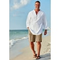 thumbnail image 5 of KingSize Men's Big & Tall Full Elastic Waist Gauze Cargo Shorts, 5 of 6