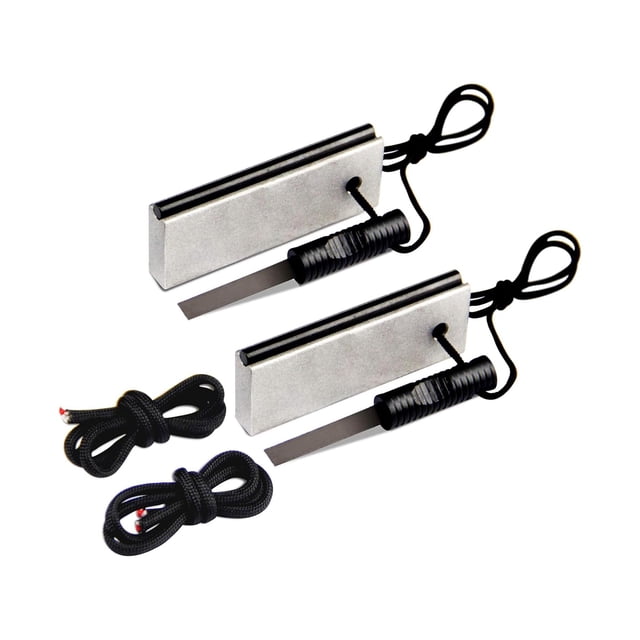 Encendedor de fuego AOFAR AF-374 de magnesio, 2 unidades, impermeable