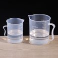 thumbnail image 4 of UEETEK 5pcs 50ml / 100ml / 150ml / 250ml / 500ml Measuring Cup Labs Plastic Graduated Beakers (Transparent), 4 of 7