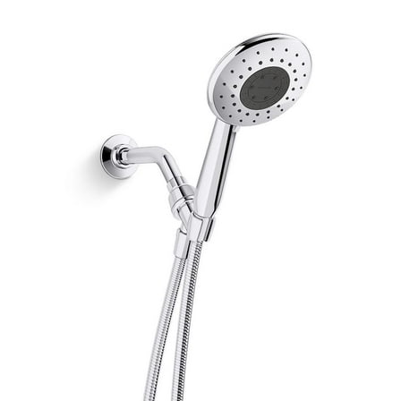 KOHLER Daisyfield 6-Spray Wall Mount Handheld Shower Head 1.8 GPM in Polished Chrome