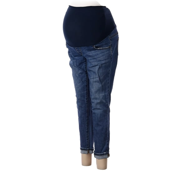 Maternity jeans size 27 led Luxe dark denim