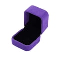 thumbnail image 1 of Caja para Aretes VentDepot VelvPurple 25Pzas terciopelo Morado 5.5x4x5cm, 1 of 5