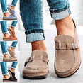 thumbnail image 3 of Women Suede Clogs Mules Garden Loafer Shoes Memory Foam Slipper Casual Sneakers Comfortable Slip on Sandals Anti-Slip Backless Home Office Walking Shoes, 3 of 12