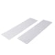 thumbnail image 2 of KDJ Stainless Steel Door Push Plate Kick Plate - Interior Exterior Door Protection Hardware, Scratch Resistant, Easy Installation, Enhanced Security, Durable (Silver, 2 Pack), 2 of 10