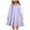 Purple, variant on mgoYE 2t Girl Dress Easter Girls Long Sleeve Dress Dot Square Neck Smocked Spring Fall Dresses(Purple,4-5 Years)