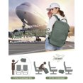 thumbnail image 6 of Large Travel Backpack Women, Carry On Backpack,Hiking Backpack Waterproof Outdoor Sports Rucksack Casual Daypack School Bag Fit 15.6 Inch Laptop with USB Charging Port Shoes Compartment Olive green, 6 of 7
