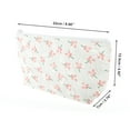 thumbnail image 2 of Unique Bargains 1 Pc Women Portable Makeup Bag for Travel Vacation White Polyester, 2 of 4