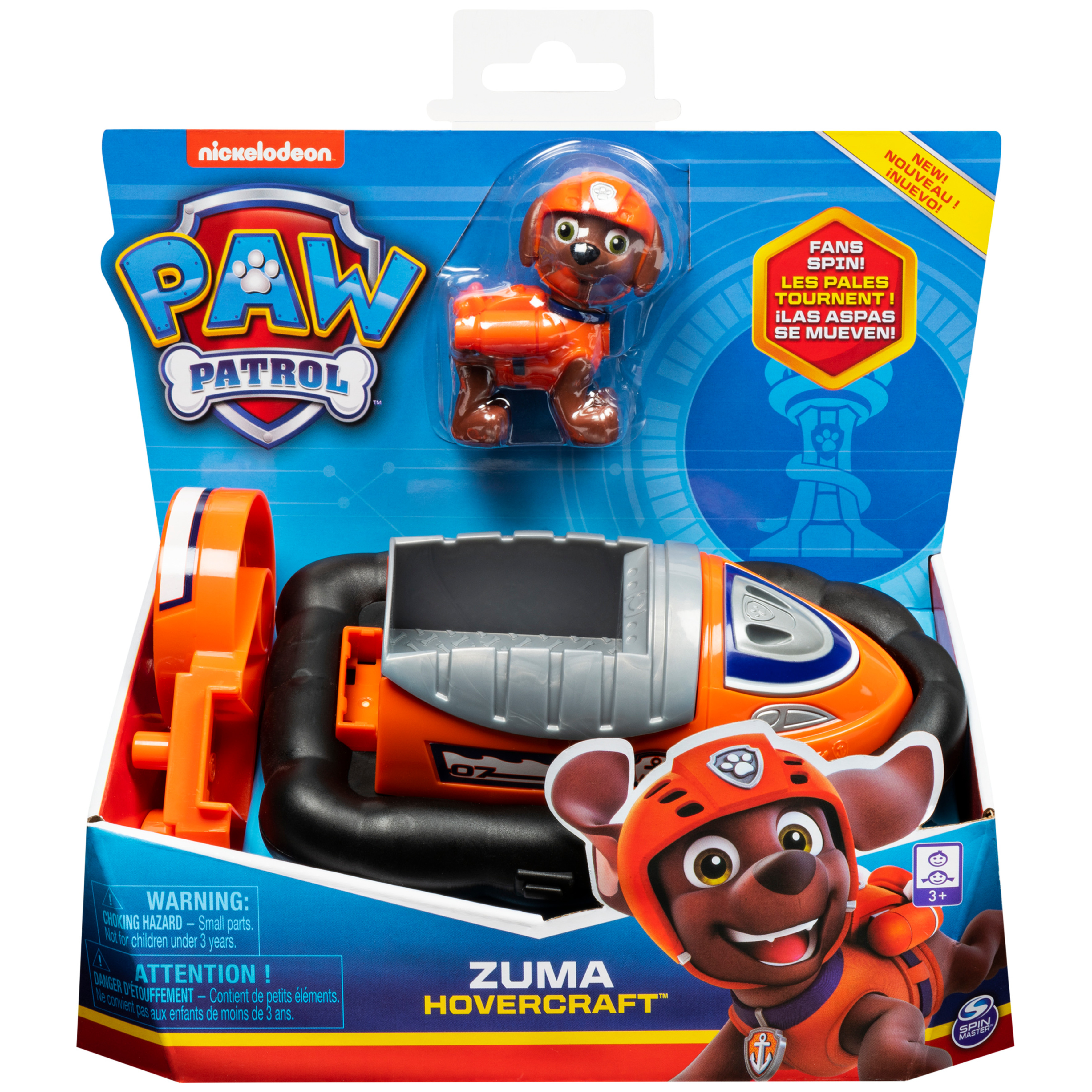 PAW Patrol, Zuma’s Hovercraft Vehicle with Collectible Figure, for Kids Aged 3 and Up - image 2 of 6