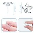 thumbnail image 2 of 200 Piezas en Forma de Estrella Chinchetas de PláStico Transparente con Caja de PláStico para Tablero de Corcho Punta de Acero Decorativa, 2 of 7