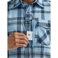thumbnail image 3 of Wrangler Men’s Outdoor Short Sleeve Zip Pocket Shirt with UPF 40, Sizes S-5XL, 3 of 5