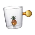 thumbnail image 1 of simhoa Coffee Cup Lightweight 350ml Christmas Present High Borosilicate Mug for Kitchen Pineapple, 1 of 7