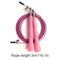 thumbnail image 2 of Maoww Speed Skipping Wire Rope Indoor Outdoor Jumping Rope Weight Loss Exercise Home Gym Workout Tool, Pink, 2 of 9