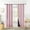 Pink, variant on Blackout Curtains Living Room Window Curtains Privacy Protection Noise Reduction Ring Top Drapes Black Lined Thermal Insulated Curtain Light Blocking Heat Control Bedroom Home Decor