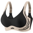thumbnail image 1 of Brasieres de Mujer Sujetador Deportivo Inalámbrico para Mujer, de Alta Sujeción, sin Costuras, Cómodo, Talla Grande, para Entrenamiento, Yoga, Correr, Gimnasio, Ropa Deportiva. Grande, 1 of 5