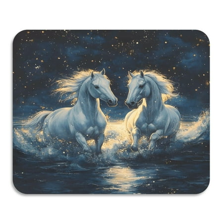 

ALAZA Dish Drying Mat for Kitchen Horse at Night Counter Absorbent Draining Pad 23.6 x19.7