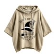 thumbnail image 5 of Halloween Hoodies for Women Drawstring 3/4 Sleeve Trendy Print Hoodie Fall Clothes Crewneck Sweatshirts Loose Fit Trendy Tops Winter Clothing Daily Travel Outfits, 5 of 5
