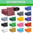 thumbnail image 3 of Set de pufs Cornhole GoSports Classic Burgundy x4, 3 of 6