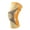 Orange color, variant on Elastic Knit Knee Sleeve Shockproof Patella Knee Brace with Spring Stabilizers for Basketball Running Cycling
