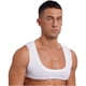 thumbnail image 5 of Camiseta sin mangas para hombre, camiseta sin mangas de Color sólido, chaleco Sexy con músculos que muestran el cuello redondo bajo, Top corto para club nocturno, culturismo y Fitness, 5 of 5
