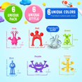thumbnail image 4 of Juguetes de baño de bebé, juguete de ventosa: juguete de baño sin agujeros para bebés pequeños – Mini juguetes sensles con ventosa para niños y niñas, juguete de construcción de ventanas, s, 4 of 5