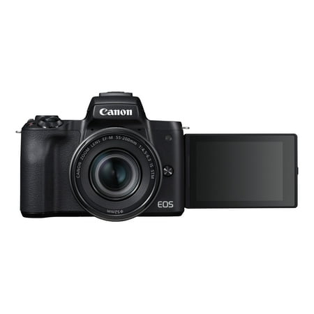 Canon - EOS M50 Mark II Mirrorless Camera 2 Lens Kit with EF-M 15-45mm f/3.5-6.3 IS STM & EF-M 55-200mm f/4.5-6.3 IS STM Lenses