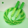 thumbnail image 1 of Soft Beaded Jump Rope Adjustable Segmented Fitness Skipping Rope For Men Women, 1 of 4