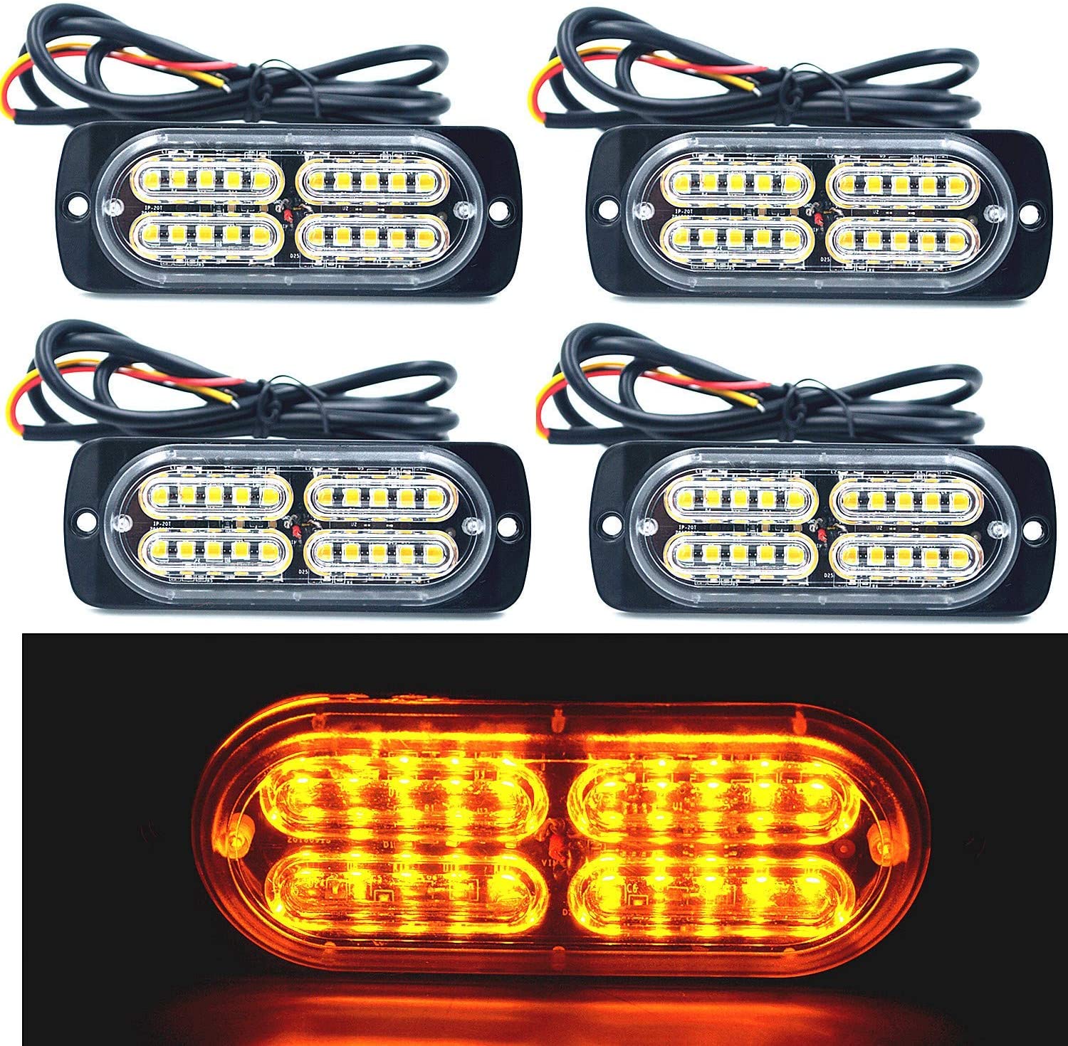 Universal LED Front Side Marker Light Position Truck Trailers side