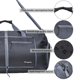 thumbnail image 4 of Bolsa de viaje Woogwin, impermeable, 60 L, grande, negra, 4 of 7