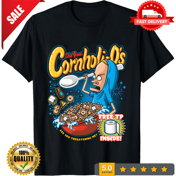 Rare Beavis And Butthead The Great Cornholios Breakfast T shirt Full Size S-5XL, NEW INSTOCK-TH71160