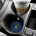 thumbnail image 6 of Pennsylvania Flag Car Coasters for Drinks with A Finger Notch for Easy Removal Cup Holder Coaster Cup Mat Car Interior Accessories 4PCS, 6 of 8