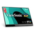 thumbnail image 1 of ViewSonic VX1655 15.6 Inch 1080p FHD Portable LED IPS Monitor with 2 Way Powered 60W USB C, Mini HDMI, Dual Speakers, and Built-in Stand with Tripod Mount,Black, 1 of 5
