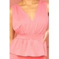 thumbnail image 3 of Shimmer Peplum Midi Dress, 3 of 5