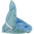 thumbnail image 3 of Chair Cushion with Backrest Seat Shell Armchair Velvet Soft Elastic Waterproof for Rattan Straw Chair Garden 40x52 cm blue, 3 of 4