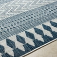 thumbnail image 6 of Hauteloom Asif Living Room, Bedroom Patio Outdoor Area Rug - Bohemian, Transitional - Silver, Royal Denim, Slate - 5'3" x 7', 6 of 6